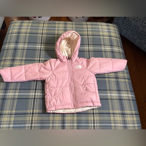 The North Face Toddler Reversible Perrito Hooded Coat Shady Rose - Picture 5 of 15